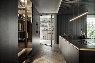kitchen with island by SieMatic