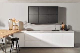Handleless kitchen cabinets by SieMatic